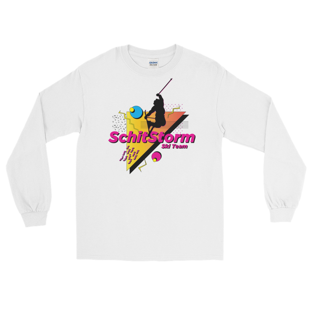 SchitStorm Ski Team Long Sleeve T-Shirt White – X-imperium
