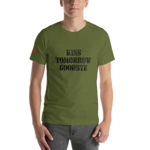kiss tomorrow goodbye in this perfectly stated t-shirt for all the shitstorms you'll survive.